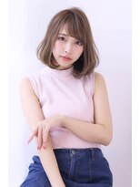 オーロ(ORO)&nbsp;ふんわりカールのショコラベージュボブ