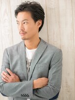 モッズヘア メン 上尾東口店(mod's hair men)&nbsp;≪mod's men≫大人ブルーグレージュ☆アップバングショートQ