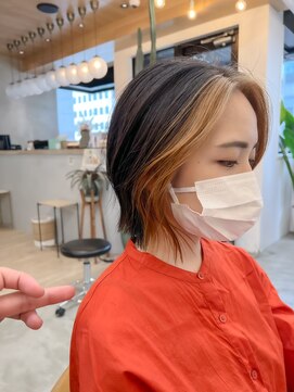 ロンドアジュール 横浜(Lond azur) 【阿部もえる】フェイスフレーミングとボブ