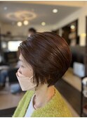 【大人可愛い】ショートボブ