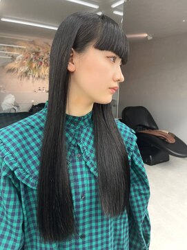 ロンド マーレ 天神大名店(Lond mare) 韓国ヘア　韓国風顔まわりカット　高校生カラー　ブリーチカラー