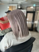 ラフ 難波店(LAFF) #黒髪#ボブルフ#ネビージュ#小顔#ワンレン