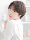 アッシュオリーブ小顔ミニボブクールショートa上尾20代30代40代