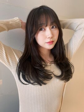 ロンドウル 熊本(Lond ulu) 髪質改善透明感シアカラー顔周りレイヤーカット[熊本/上通/下通]