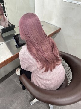 ニコ トウキョウ 渋谷(nico TOKYO) ピンクベージュ/髪質改善/ダブルカラー/ケアブリーチ/10代20代