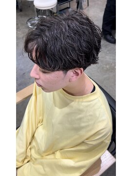 エルオム(EL.HOMME) ニュアンス波巻きパーマ