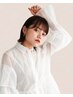 縮毛矯正(前髪ストレート) ￥6,600 [池袋駅/韓国/ブリーチなしダブルカラー]