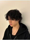 ウルフ風パーマ