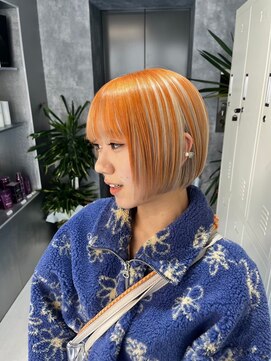 ワンズ リー 上大岡店(One's ly) イメチェンピンクベージュアンブレラカラー前髪
