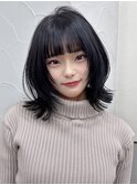 韓国ヘア名古屋ハイレイヤー顔まわりカット前髪ボブタッセル小顔