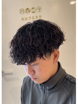 スイッチ(men's SWITCH) 大分メンズ波巻きスパイラルパーマ刈り上げショートツーブロック