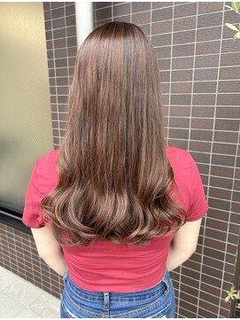 スーリール 西新店(Sourire) ミディアム×ミルクティベージュ☆