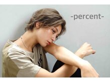 パーセント(percent)
