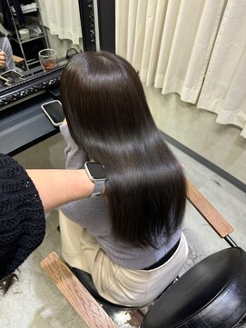 エス 天満扇町(esu) IS47暗髪グレージュ/艶髪/髪質改善カラー