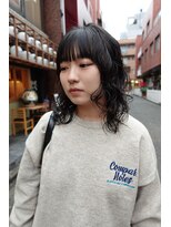 ネルケ 立川(nelke)&nbsp;ミディアムレイヤー×パーマ