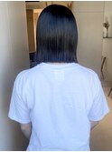 切りっぱなしボブ
