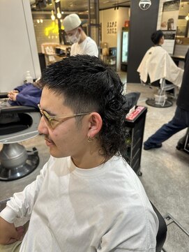 フランクスバーバーリザーブ 人形町店(FRANK’S BARBER RESERVE) メンズマレットヘア　M