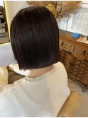 切りっぱなしボブ