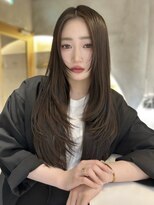 レーヴバイロンド 仙台(Reve by Lond)&nbsp;ミディアムレイヤーカット髪質改善仙台ダークアッシュ縮毛矯正