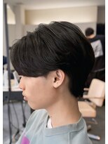 バース 梅田中崎町店(BIRTH)&nbsp;ニュアンスパーマ　センターパート　曲がる縮毛矯正