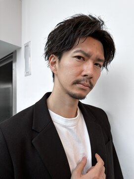 ロンドアベニール 北千住(Lond avenir) インカールフェザーツイストニュアンスパーマメンズ