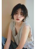 ショート/センター分け/似合わせ/【lana hair新宿】