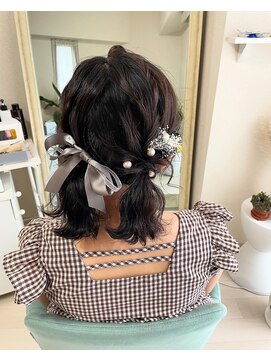 サロンナビ(Salon Navi) ヘアメイク/ツインヘア/お呼ばれヘアセット