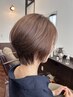 カット＋艶カラー【92%自然由来オーガニックカラー変更可能＋1100円】