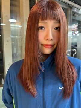 プライズ 錦糸町北口店(prize) レッド/オレンジブラウン/フェイスレイヤー【錦糸町北口】anri