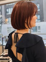 ナゲット(NUGGET)&nbsp;レッドブラウン×ボブ＊