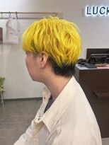 ラック 津田沼(LUCK)&nbsp;イエロー/津田沼/メンズカラー/ケアブリーチ/似合わせカット