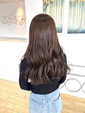 サラ 新宮店(SARA) 【新宮/古賀/香椎/東区】ブリーチ無し透明感アッシュベージュ