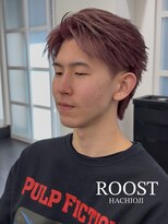 ルースト 八王子店(ROOST) MEN'SHAIR/フェザーショート/ブリーチオンカラー/眉毛/八王子