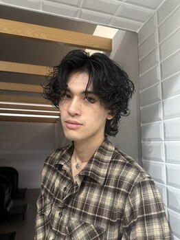 ソウ バイ ルアウ(SOU by LUAU)の写真/<<JR尼崎>>メンズパーマもお任せ!お仕事帰りにも通いやすい◎オンオフどちらもキマるスタイルをご提案。