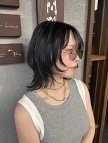 ロゴライフアットガーデン(logo life at garden) 和歌山 田辺/ウルフカット/ブルーブラック