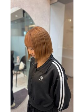 ジーナエス 札幌(Zina S) 髪質改善＊ミニボブ＊ミルクブラウン＊韓国風＊小顔＊Zina S札幌