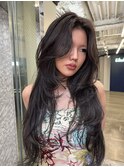 海外風ザクザクバタフライレイヤーカット