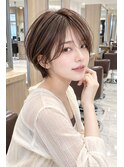 桜新町/レイヤーカット/ボブ/韓国ダブルカラー/白髪ぼかし