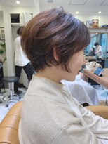 ロンド パルティール 大宮(Lond partir)&nbsp;【石田勇士郎】黒髪毛先パーマ横顔美人マッシュショート