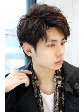 ネイビー(NAVY) アップバングショート 好印象爽やかマッシュショート 社会人