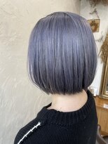 ヘアーサロン 6(hair salon) 黒染め直し　　パープルシルバー