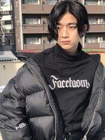 ローウェ 新百合ヶ丘(Louwe)&nbsp;黒髪抜け感センターパート[新百合ヶ丘/新百合ヶ丘駅]