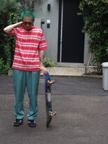 リブロ 三軒茶屋(LIBRO)&nbsp;ストリート系×グリーンヘア