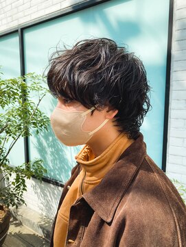 ルーカス(LUCAS) マッシュウルフ×パーマ