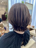 ヒアカアヴェダ 天神VIORO (Heaka AVEDA)&nbsp;外ハネくびれボブ【20代/30代/髪質改善/デジタルパーマ】H