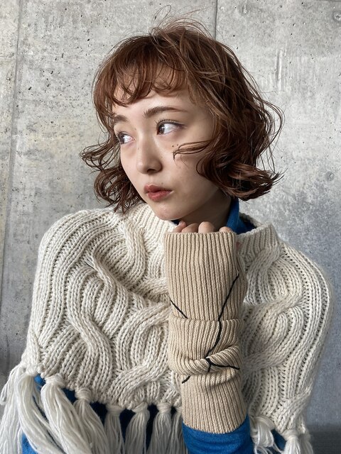 【ハクラ】curly bob