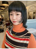 ブルーブラック レイヤースタイル