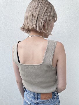 シツ(situ) ミルクティーカラー×ボブ