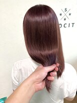 ヘアーアンドスパソシット(HAIR&SPA SOCIT) 艶感ピンクブラウン♪