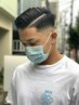 【フェード】スキンフェード+眉毛カット+シェービング（新大阪/メンズ）￥6600